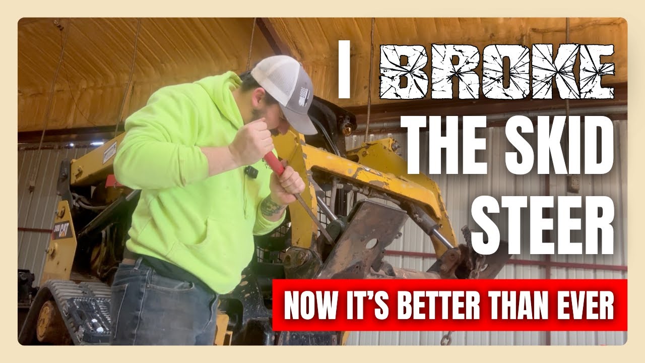 Я сломал мини-погрузчик!!