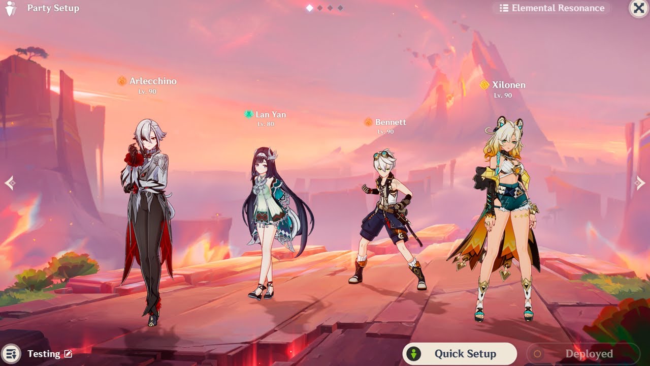 [5.3] Rotation &diams;️ Mono Pyro &diams;️ Arlecchino LanYan Bennett Xilonen