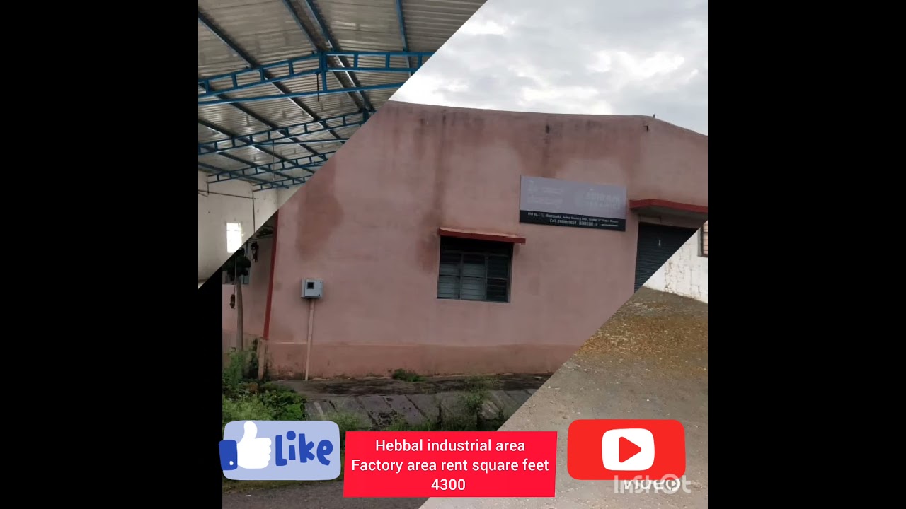Hebbal industrial area Mysore square feet 4300 for rent pH 9066 2250 65