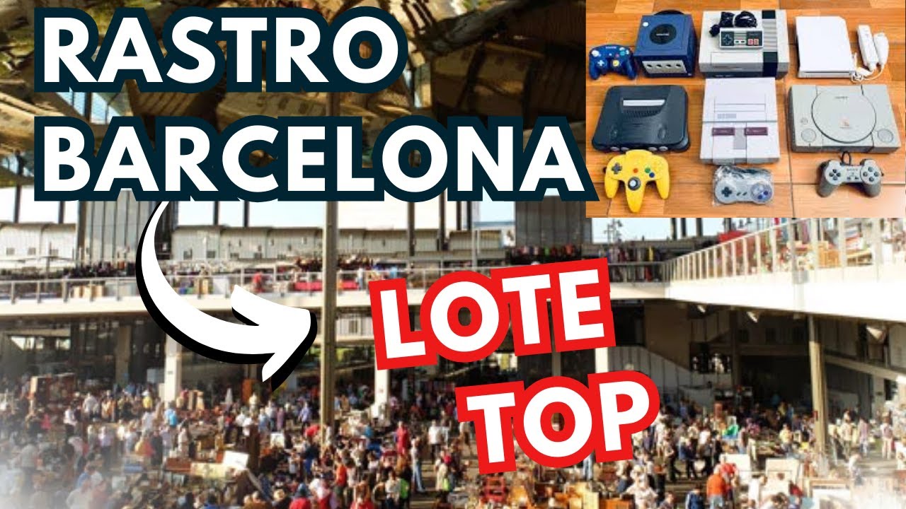 Voy al RASTRO de BARCELONA (Encants) y COMPRÉ un LOTE de VIDEOJUEGOS RETRO por 20 EUROS!!!