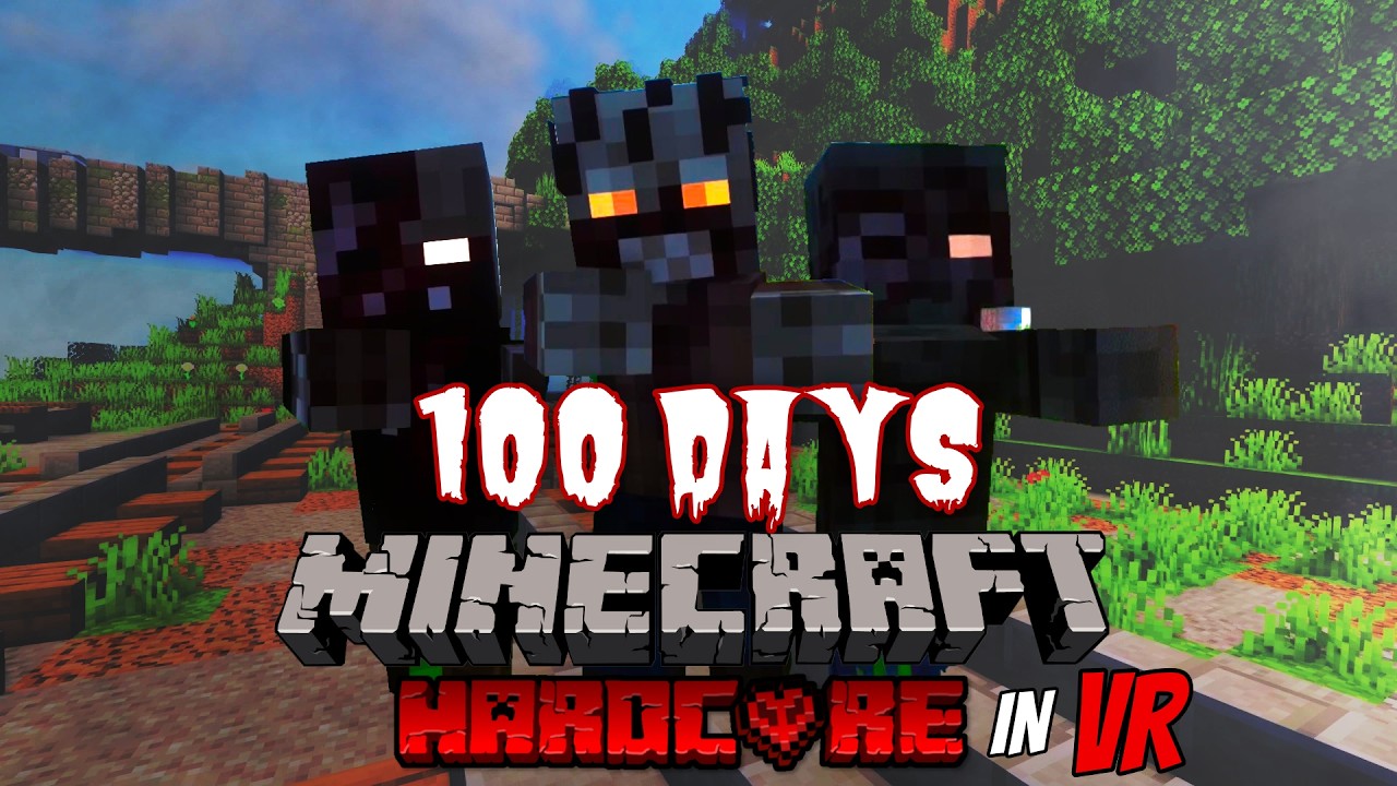 I Survived 100 Days in an EVOLVED Minecraft Zombie Apocalypse in VR... Here's How... Part 1