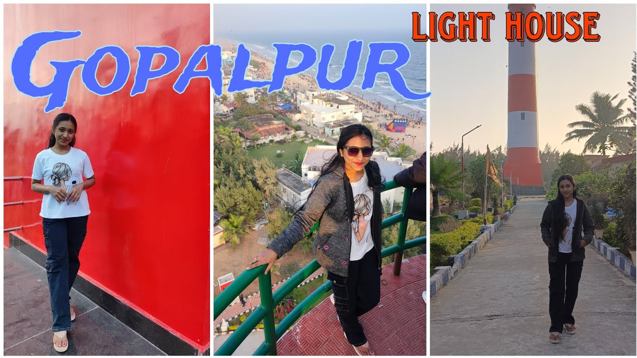 Gopalpur sea Beach 🐬🌊🏖️ Berhampur odisha||Livewithnandini||🎀 Light House 🐳#youtube#gopalpur#vlog#yt