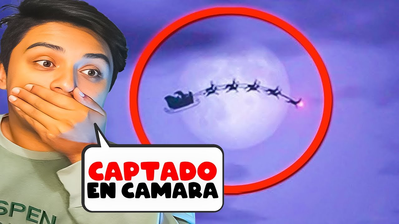 10 Veces Que SANTA CLAUS Fue Captado En Camara Durante La NAVIDAD - HSantyP reaccionando