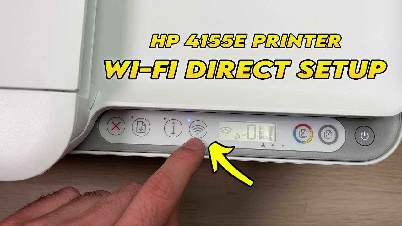 Принтер HP Deskjet 4155e: настройка Wi-Fi Direct