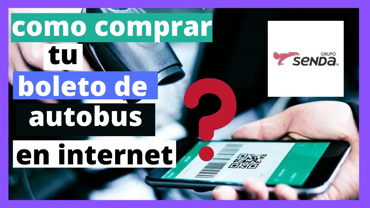 Como comprar un boleto de autobús en linea ( como comprar boleto de autobús por internet)