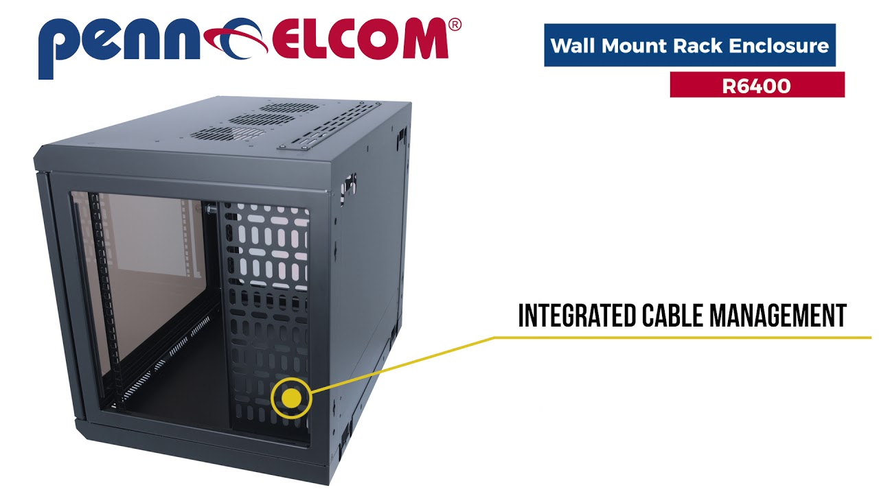 R6400 Wall Mount Rack Enclosures - Penn Elcom