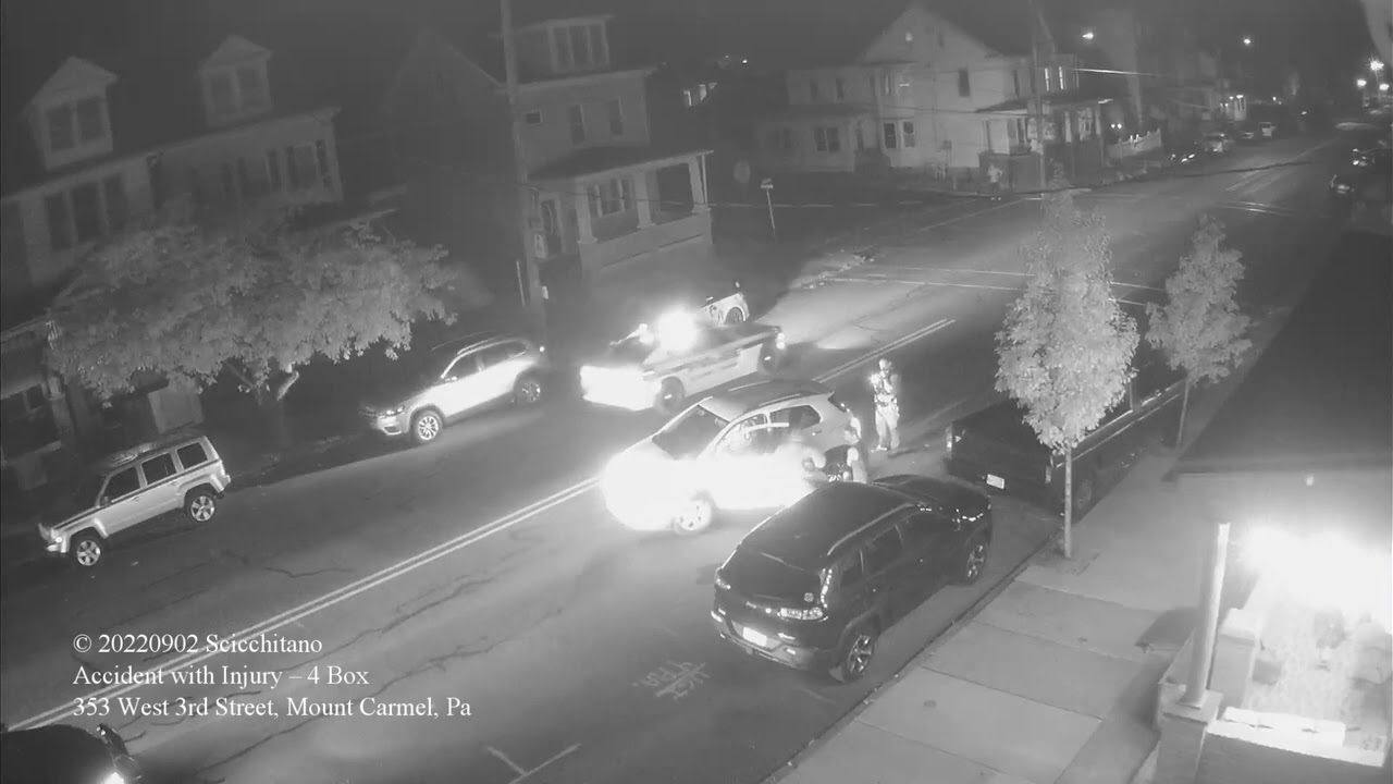 20220902 Accident West 3rd Street, Mount Carmel, Pa