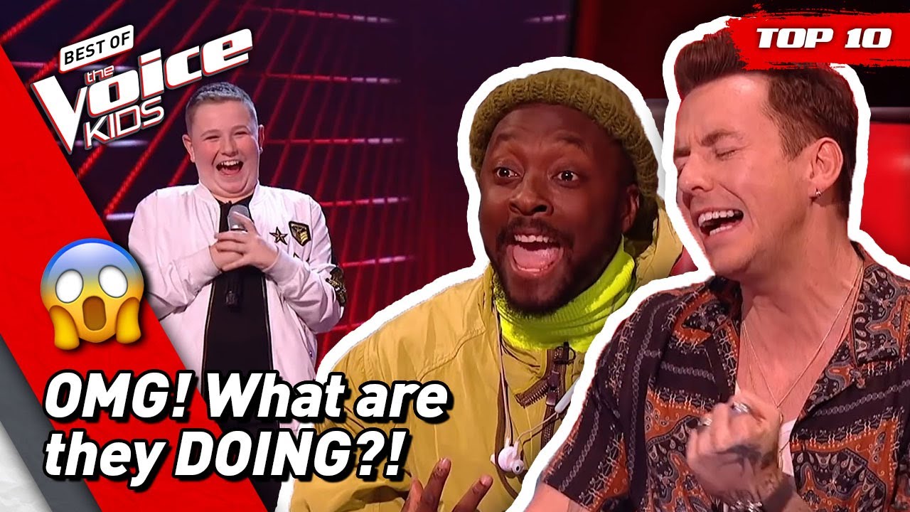 You'll NEVER BELIEVE what these COACHES DID on The Voice Kids! 🤪 | Top 10