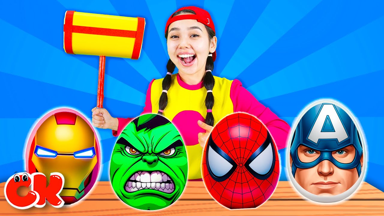 Superheroes Surprise Egg | Happy Easter! | Kids Songs & More | Chiki Chaka