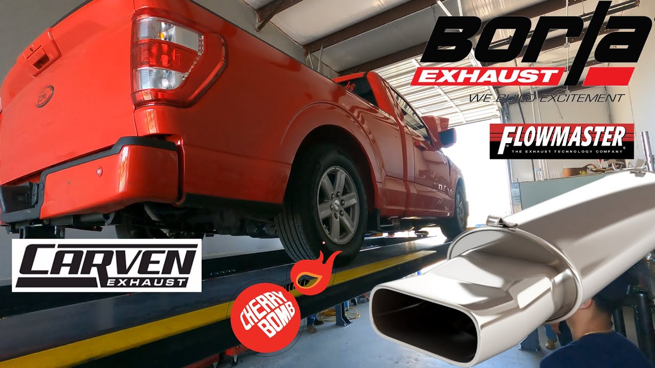 sound testing exhaust on a 2021 f150 5.0 coyote
