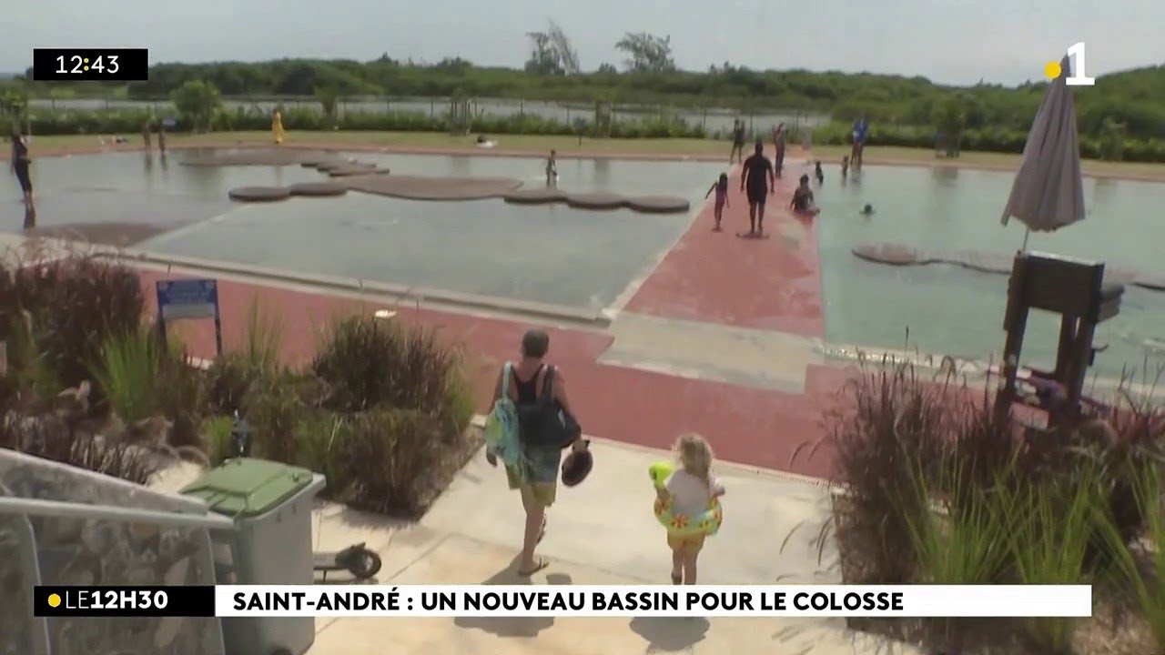 Saint-André : le bassin de baignade du parc du Colosse ouvre au public.