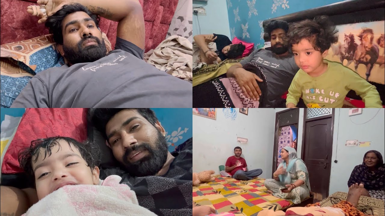 अब थोड़ा ठीक हूँ मैं ♥️ नोना मुझे पूरा दिन दुखी करती है 😩 आज आये सारे घर के 😍 बच्चो की मस्तीया 🔥