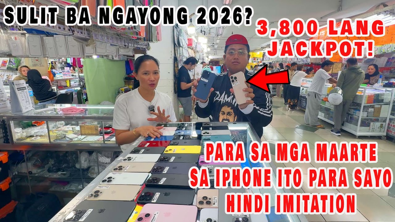 PARA SA MGA MAARTE SA IPHONE ITO PARA SAYO HINDI IMITATION 3,800 JACKPOT!