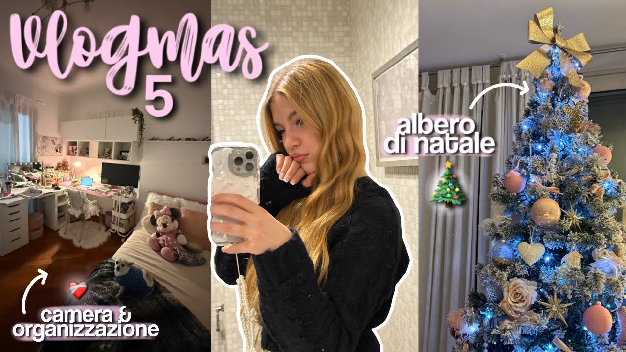 VLOGMAS 5: tanto studio, albero, regali di natale, 18esimo & tanto altro! 🎄❤️ || SZ