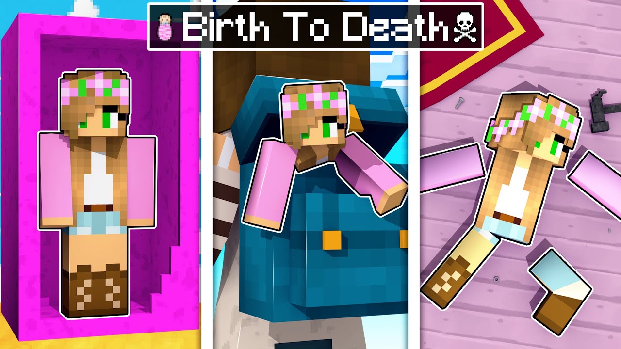 The BIRTH To DEATH of a DOLL in Minecraft!