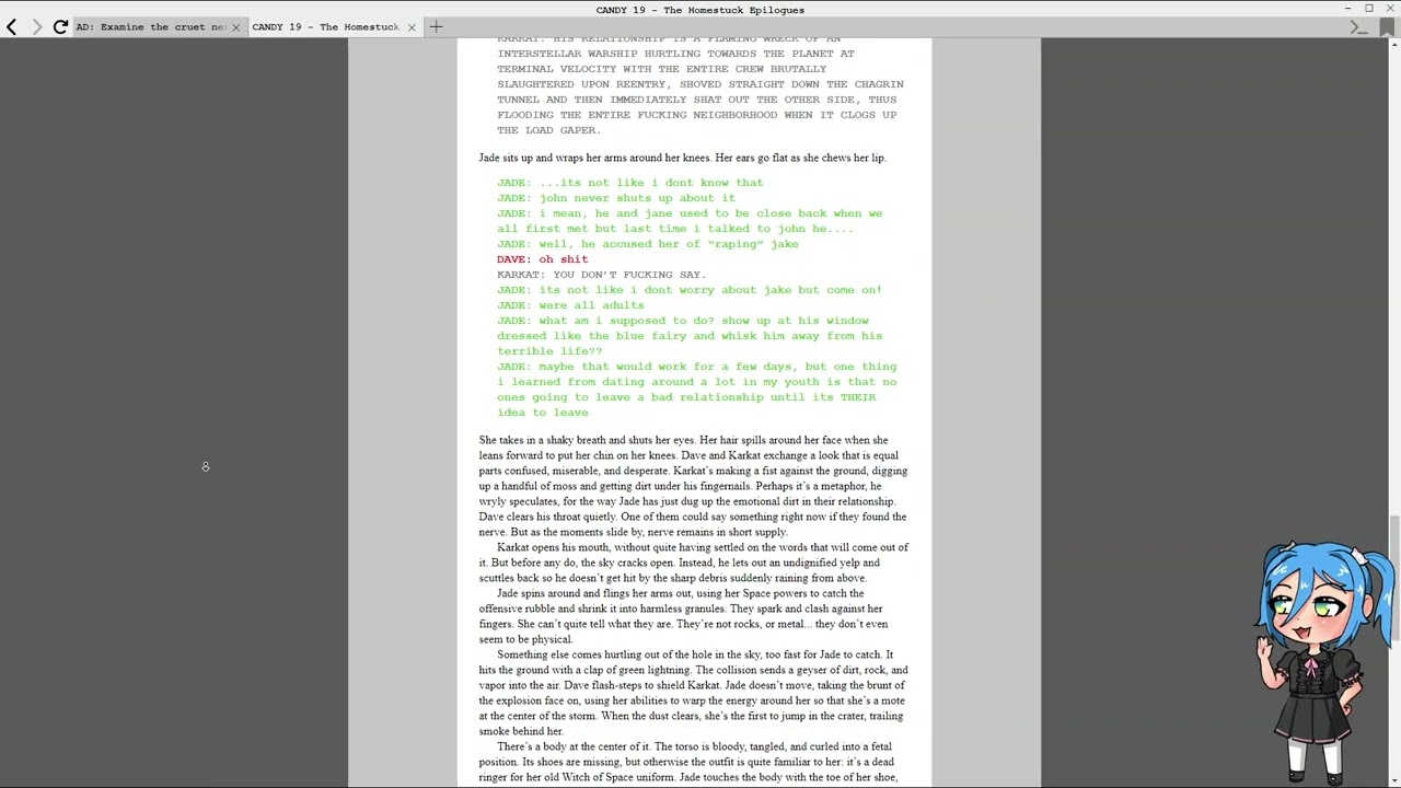 Let's Read: The Homestuck Epilogues! Candy 19-20