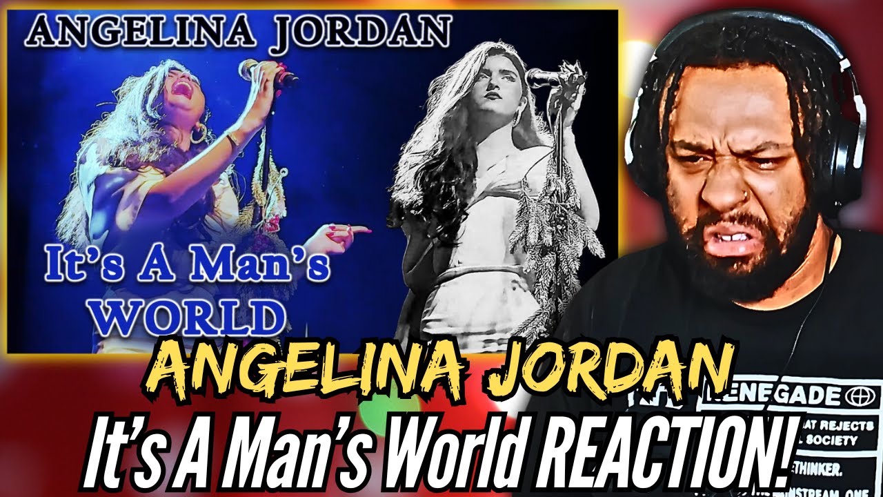 Angelina Jordan LIVE ENHANCED AUDIO cover IT'S A MAN'S WORLD at EL REY | First Time REACTION!
