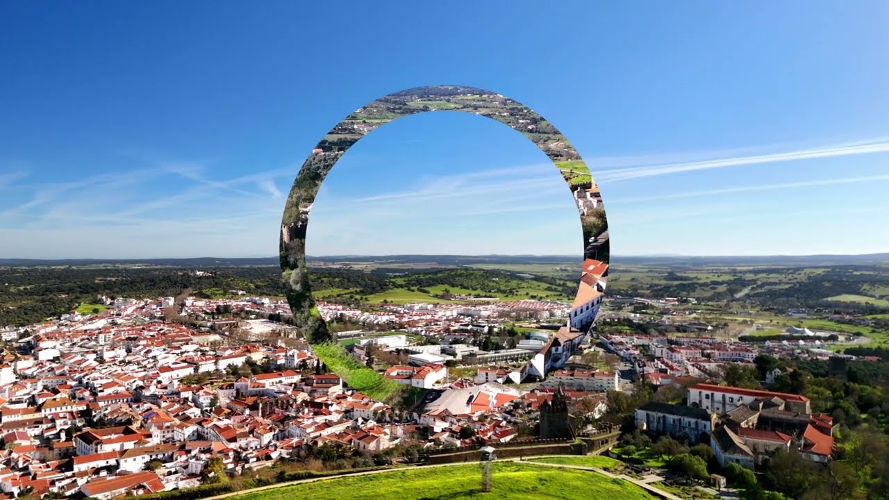 Explore Montemor visto de cima, imagens aéreas incríveis, paisagens únicas capturadas por drone