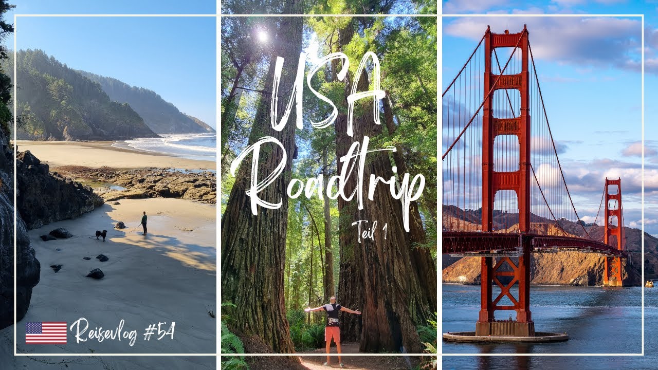 OREGON COAST - REDWOODS - SAN FRANCISCO - Roadtrip Teil 1 | USA Reisevlog #54