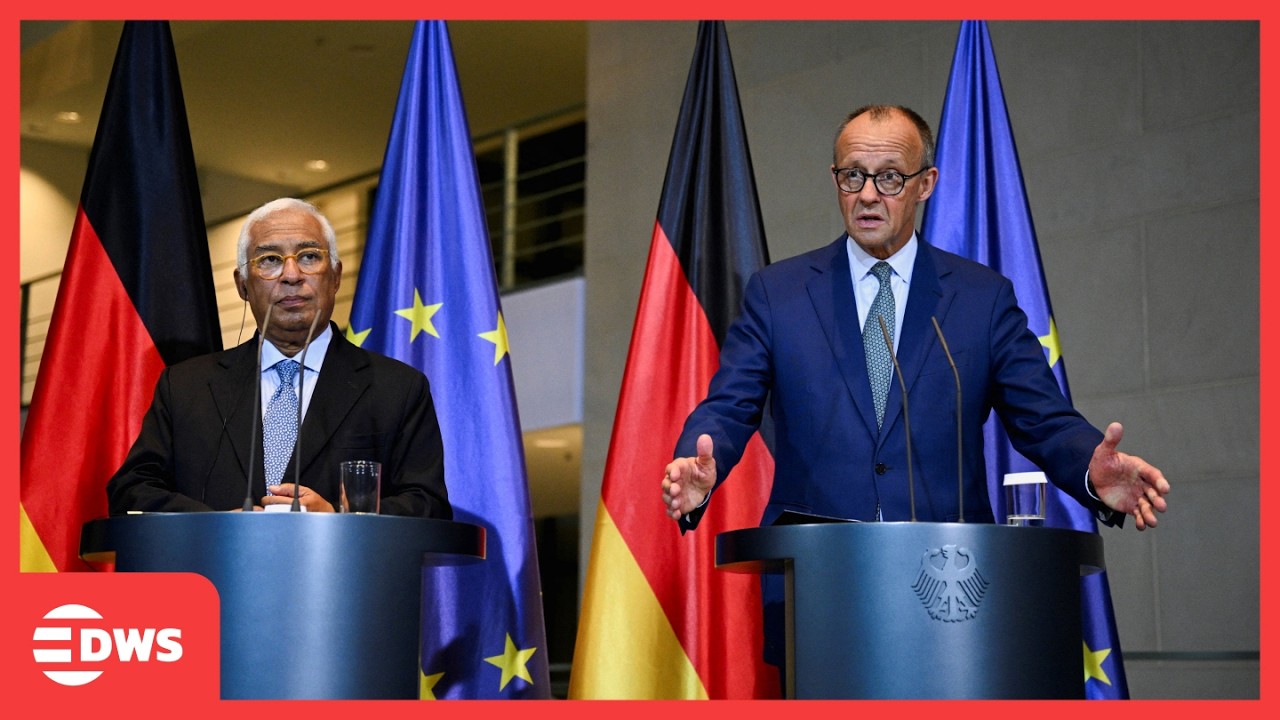 FULL PRESSER: German Chancellor Merz & EU Council President Costa Brief on Europe&rsquo;s Future | AC15