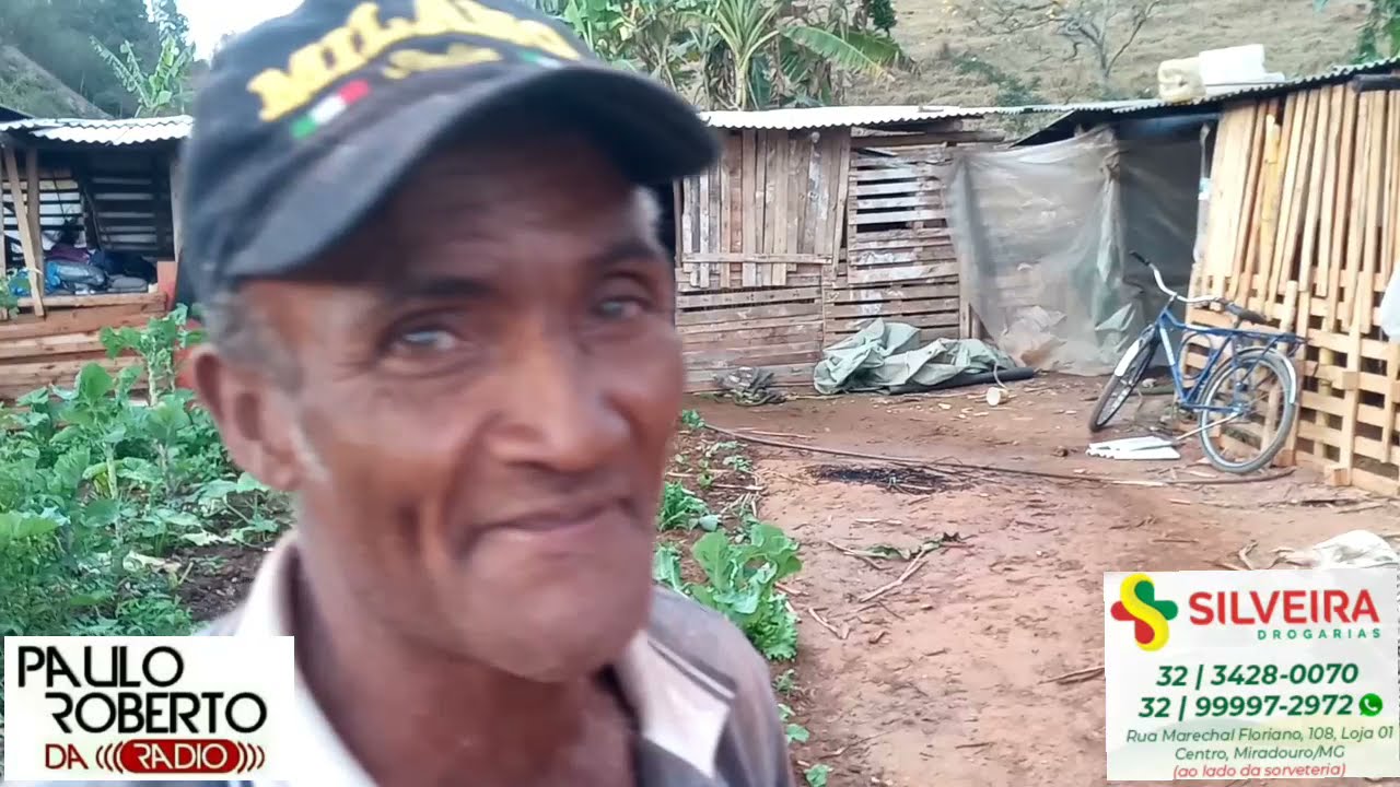 HOMEM MORA E PLANTA ÀS MARGENS DA BR-116