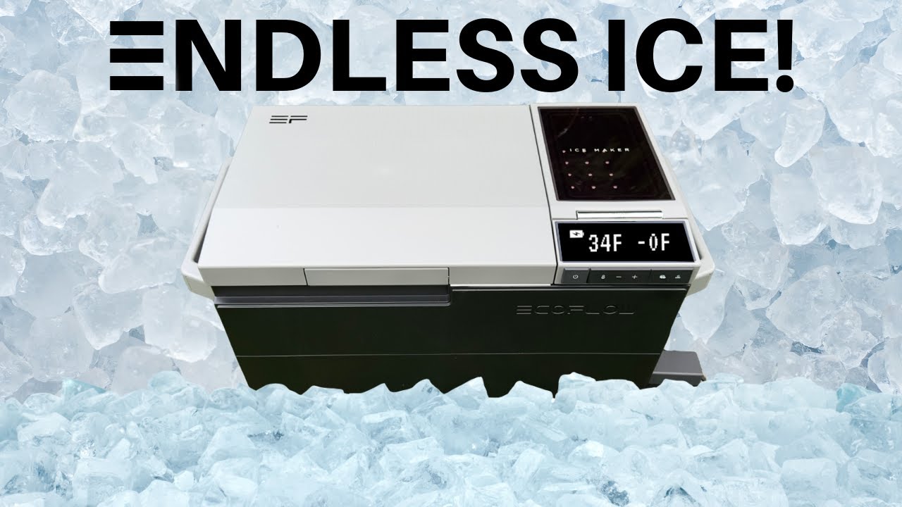 Best Fridge for Camping? It Makes ICE! Ecoflow Glacier