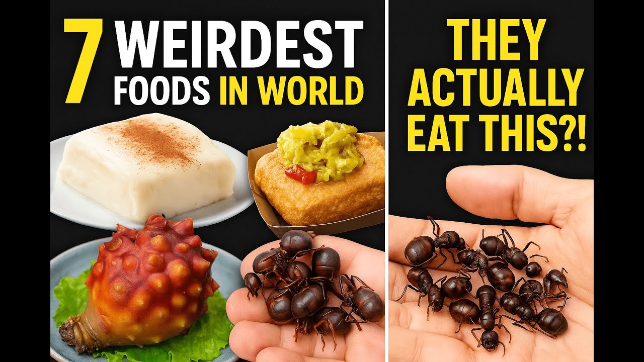 7 Weirdest Foods in the World That People Actually Enjoy