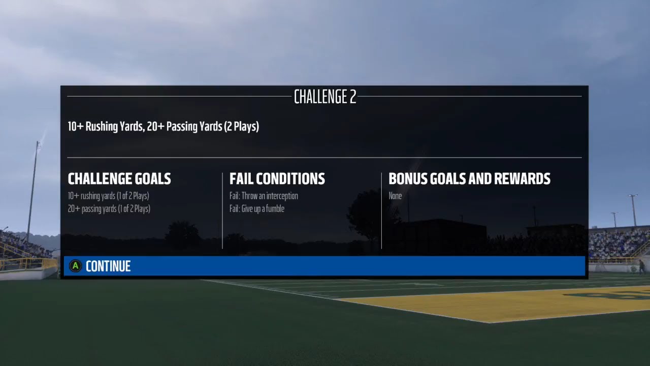 Madden 18 Ultimate Team Week 18 Heroic Boss Battle Challenge 2 Rush For 10 Yards Pass For 20 Yards