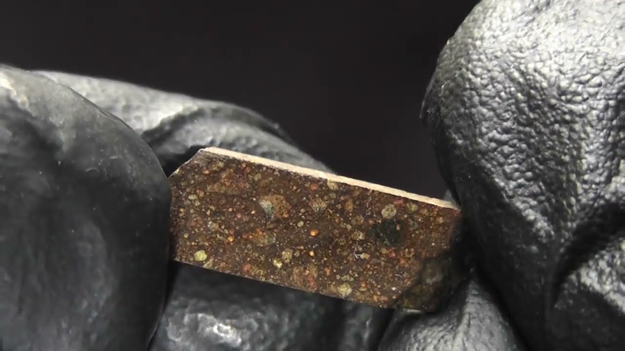 RHF Episode 1281 NWA 14878 Rumuruti meteorite fragment ultra rare 4K HD