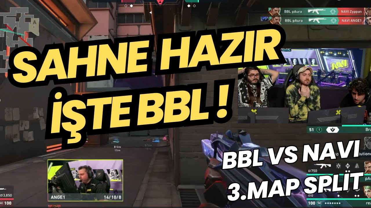 FERİT ve ALFAJER GÖZÜNDEN BBL VS NAVI 3.MAP SPLIT | VALORANT EMEA