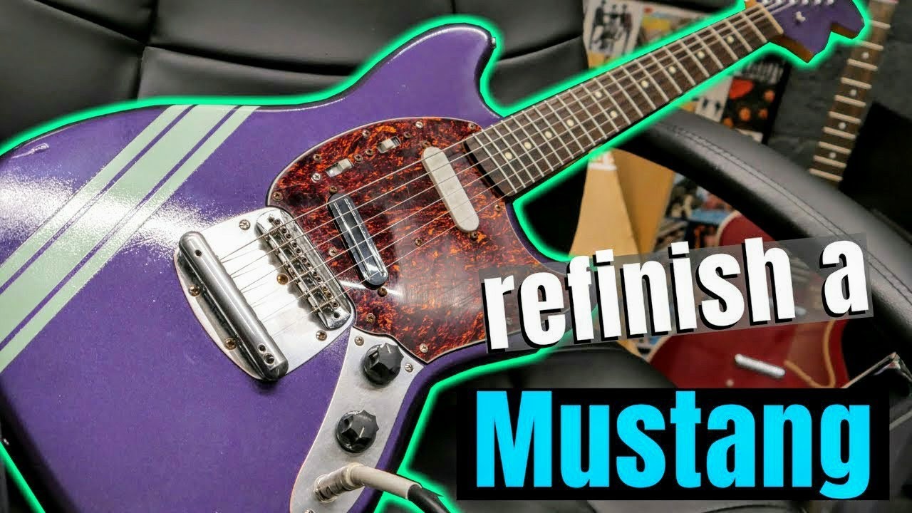 How To Refinish A Squier By Fender Mustang Guitar