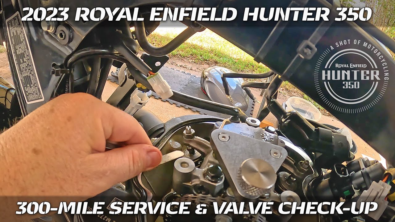 Royal Enfield Hunter 350: DIY first service and valve adjustment
