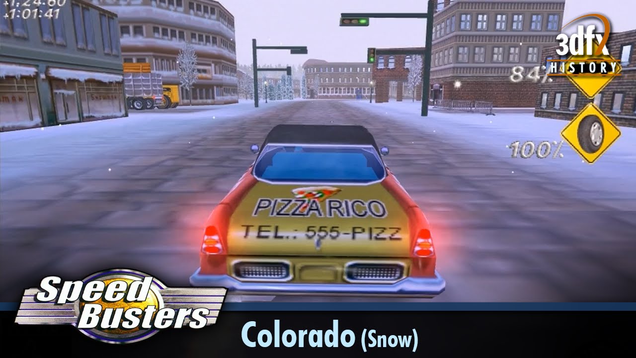 3dfx Voodoo 5 6000 AGP - Speed Busters: American Highways - Colorado (Snow) [Gameplay]