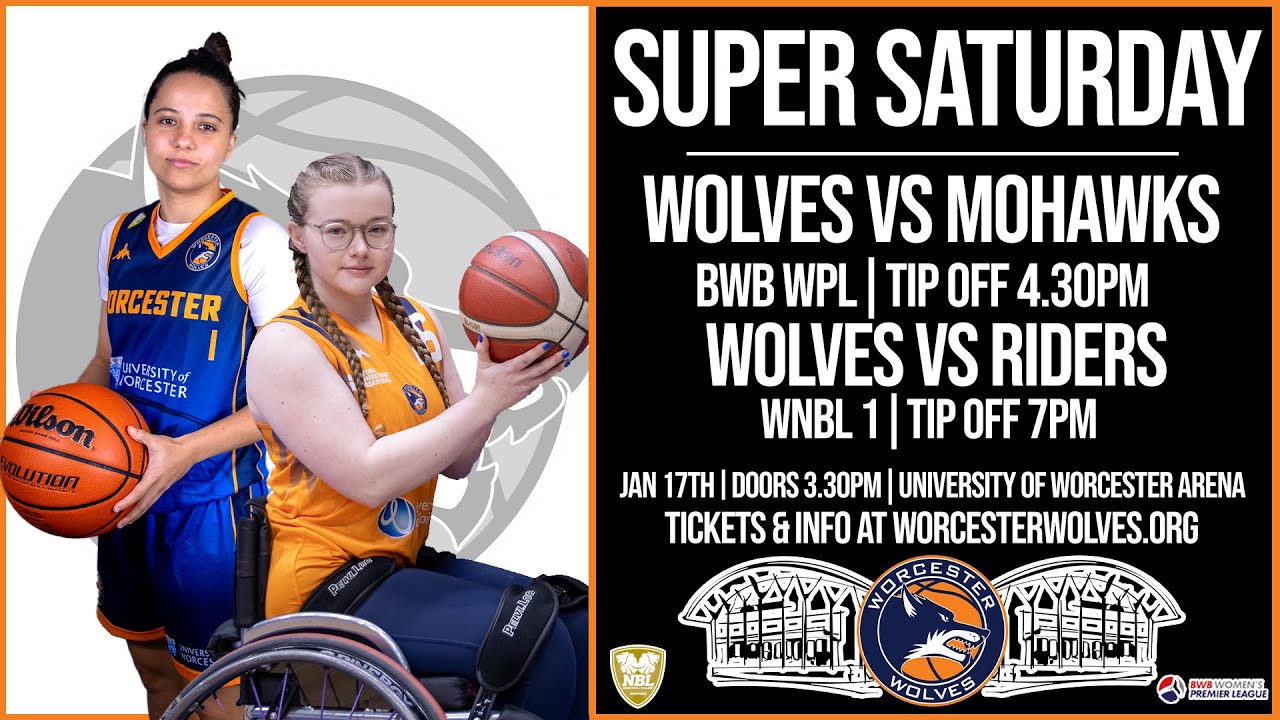 LIVE BASKETBALL - Worcester Wolves vs Loughborough Riders WNBL1