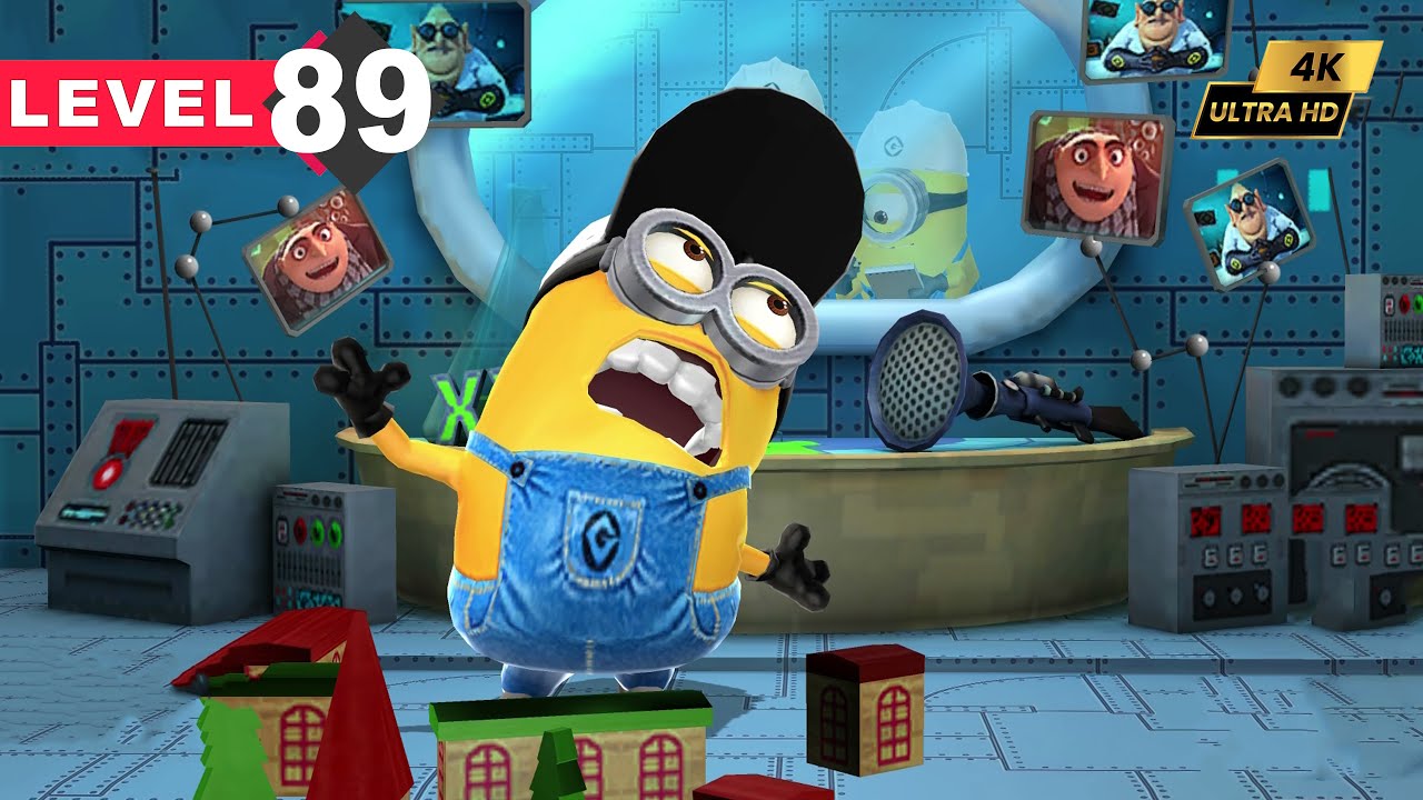Minion Rush Vector's Fortress Gameplay with Referee Minion Level 89 Ep 53 - 4K