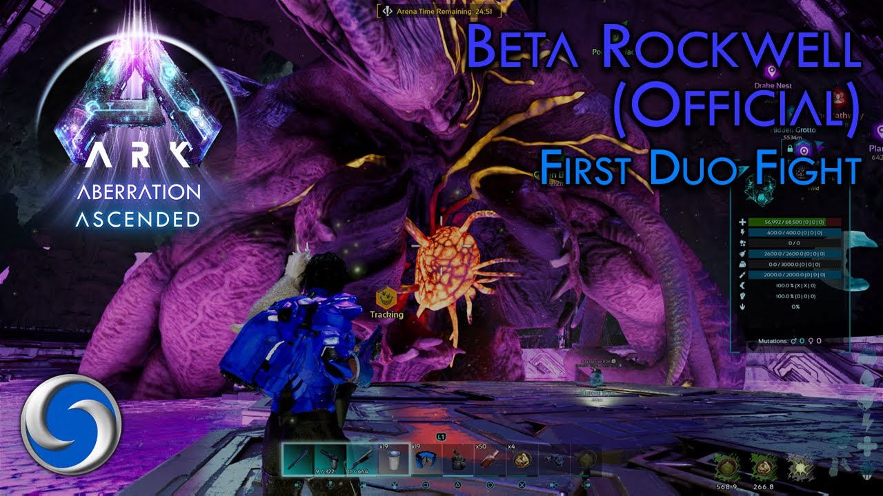 ARK: Aberration Ascended | Beta Rockwell (Official Server - First Duo Fight)