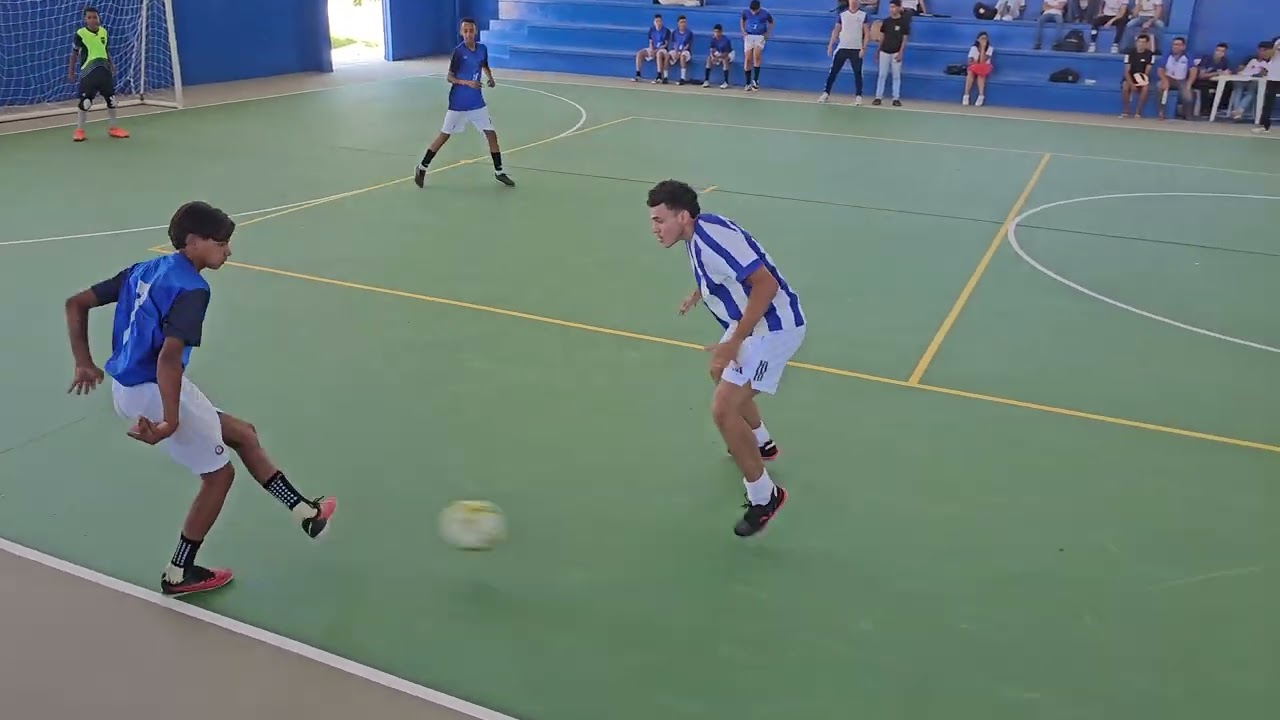 JOGO amistoso ETE vs Mª JOSÉ. Reinauguração da quadra poliesportiva da ETE PEDRO LEÃO LEAL. 