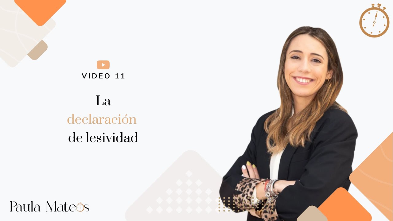 11. La declaración de lesividad