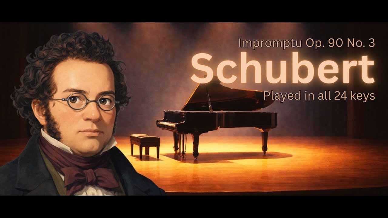 Schubert’s Impromptu No. 3 — A Journey Through All 24 Keys