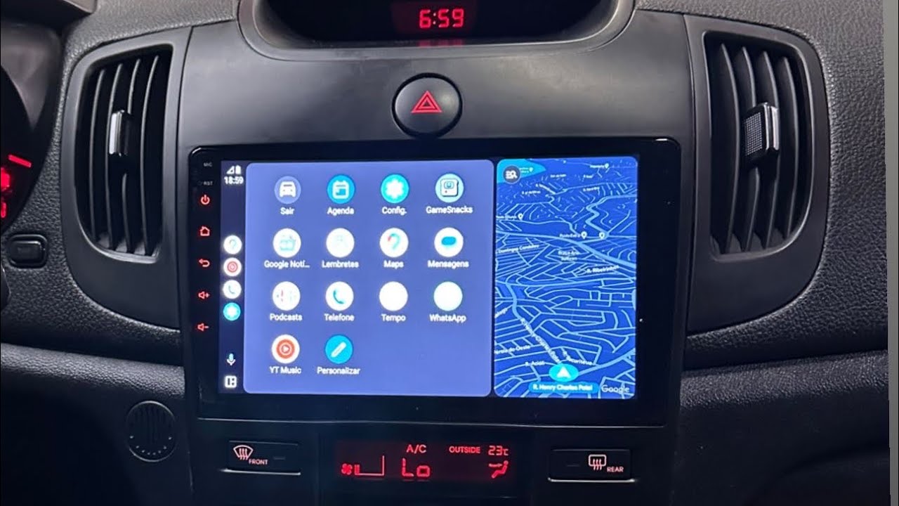 KIA CERATO 2012 - MULTIMÍDIA NIMUS N500 9” / 2/32gb ,Tela QLED, CarPlay e Android