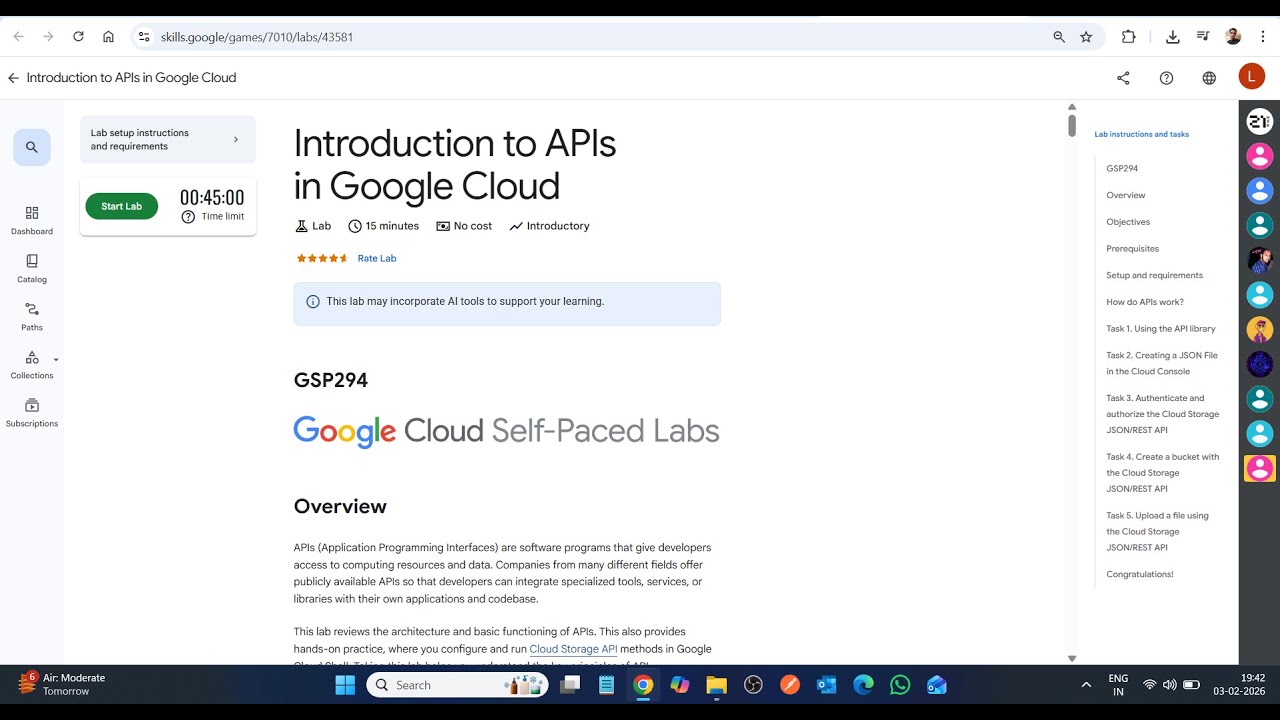 Введение в API в Google Cloud || Лабораторное решение || Google Cloud Arcade 2026