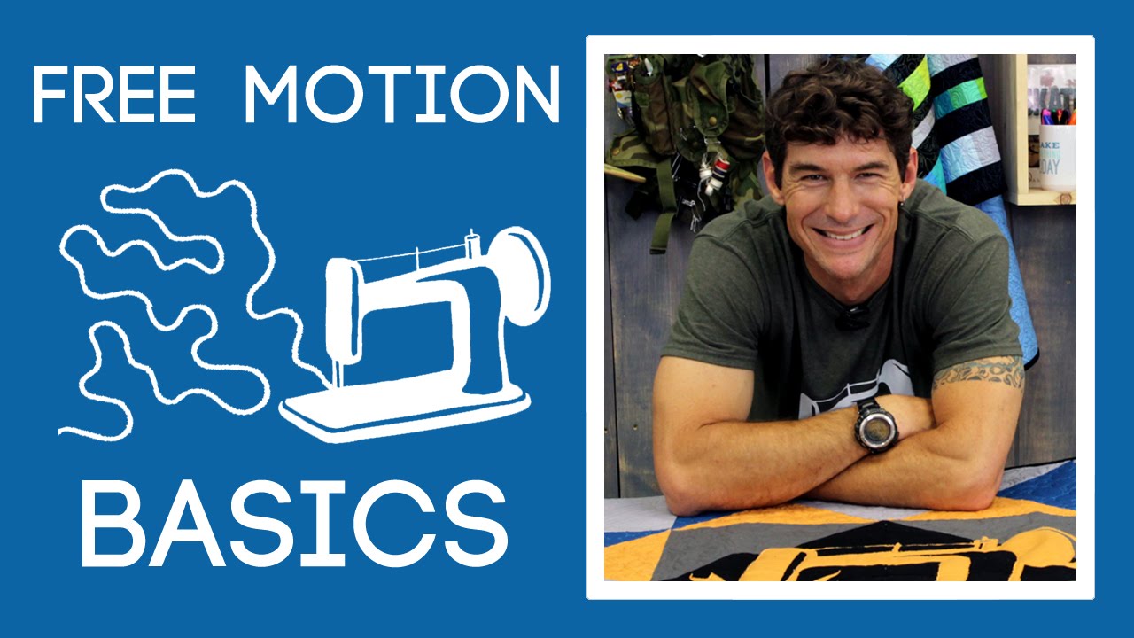 Free Motion Basics: Easy Quilting Instruction with Rob Appell of Man Sewing