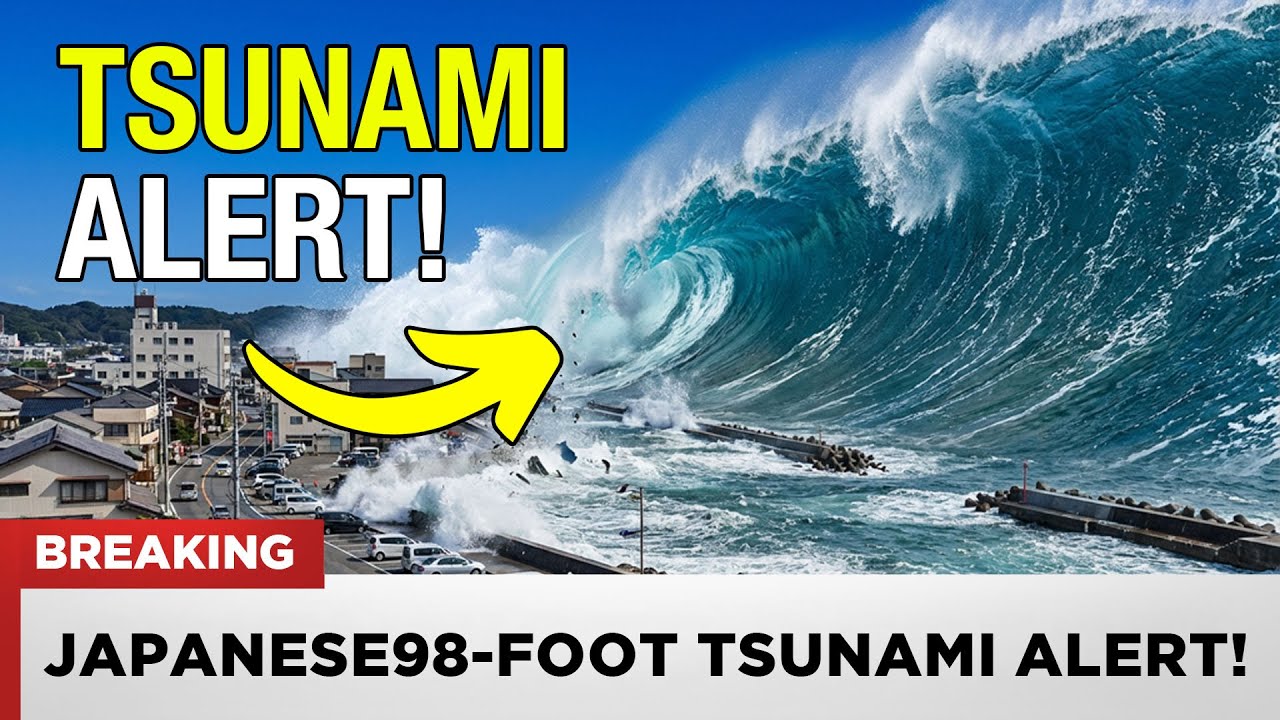 1 MINUTE AGO: Japan's 7.6 Quake Triggers First Ever 'Megaquake Warning' - 98-Foot Tsunami Alert