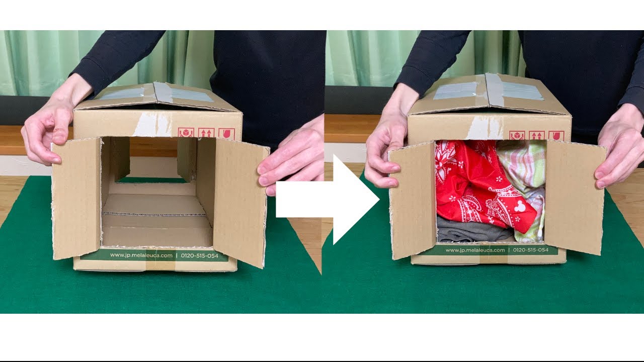 色んな物が出てくる箱　マジック種明し　A box that anything appears. Magic trick revealed.