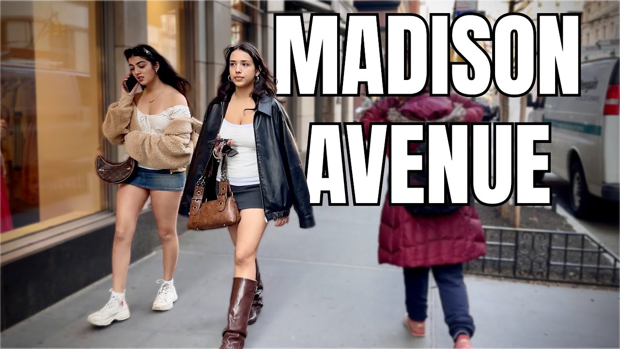 NEW YORK CITY Walking Tour [4K] - MADISON AVENUE