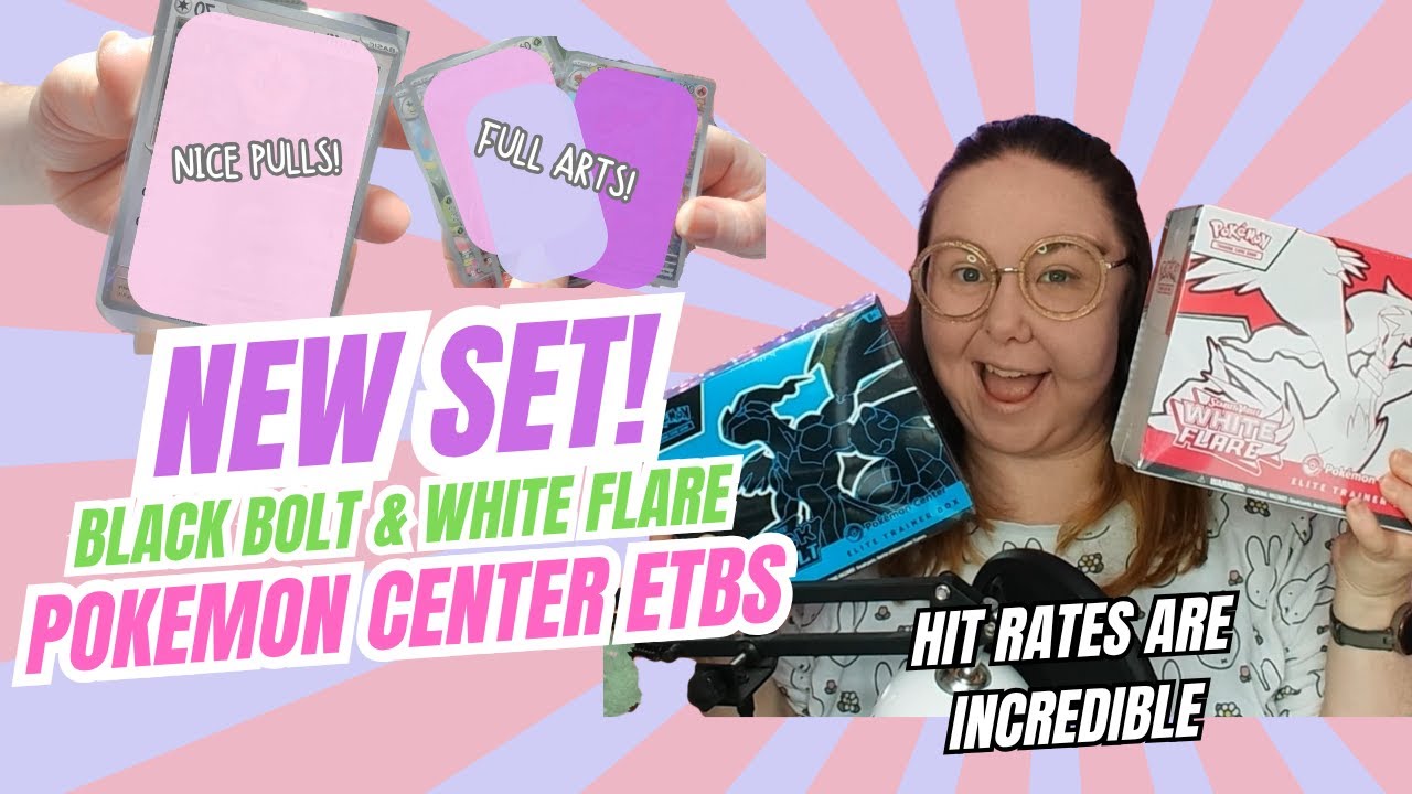 This set has GREAT HIT RATES - Black Bolt & White Flare PC ETB opening