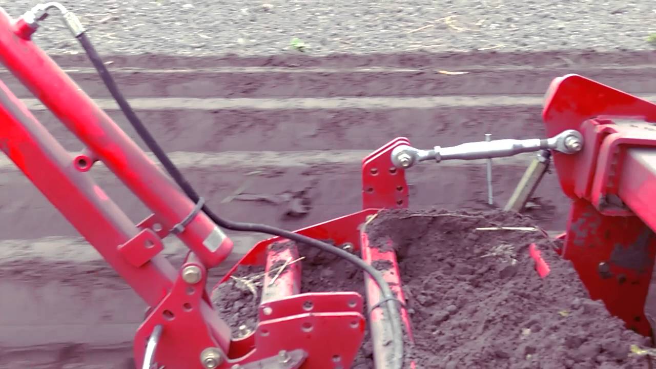 Grimme GL 420 -RT 300 , potatoes planting Massey ferguson 6616