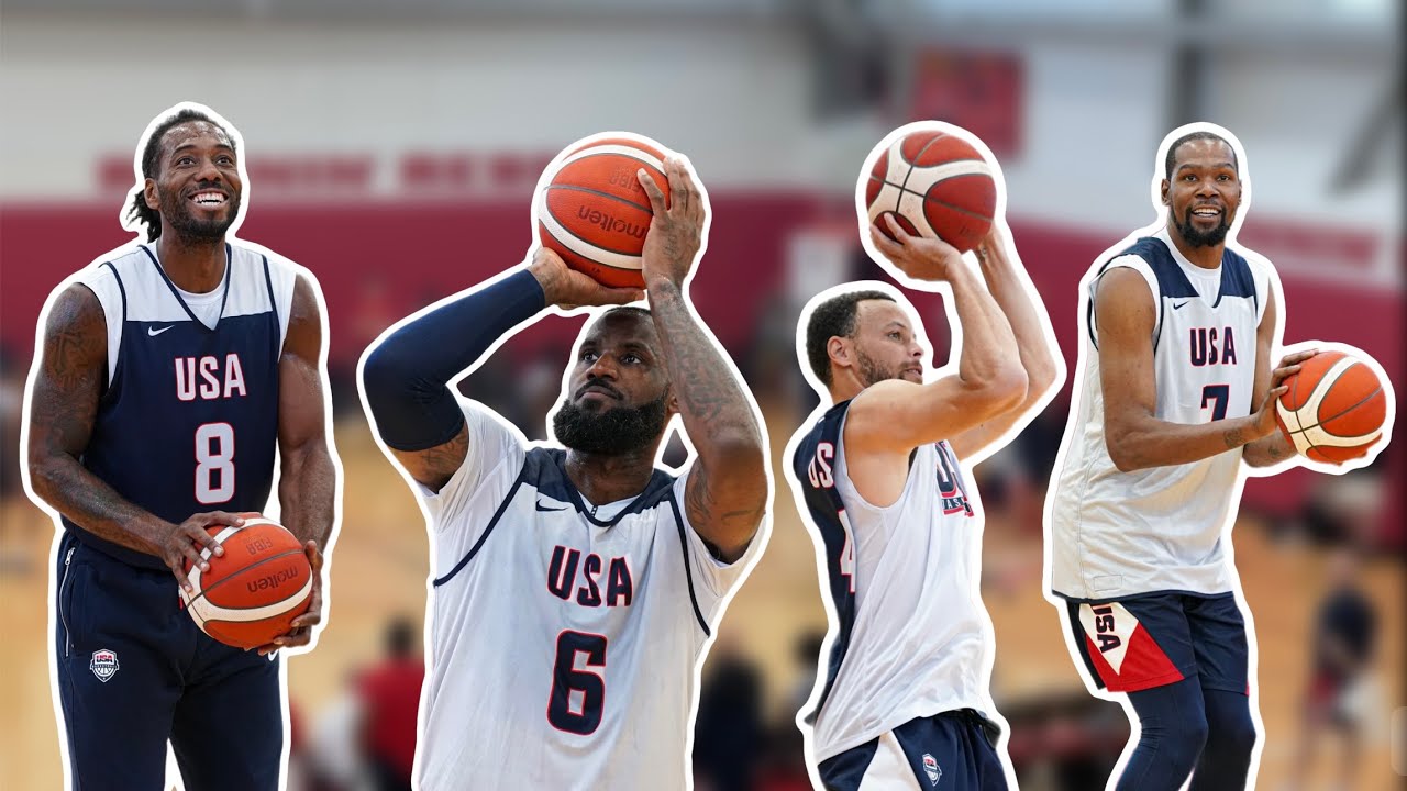 LeBron James, Stephen Curry, Joel Embiid Vs. Cooper Flagg, Jaime Jaquez In Team USA Scrimmage