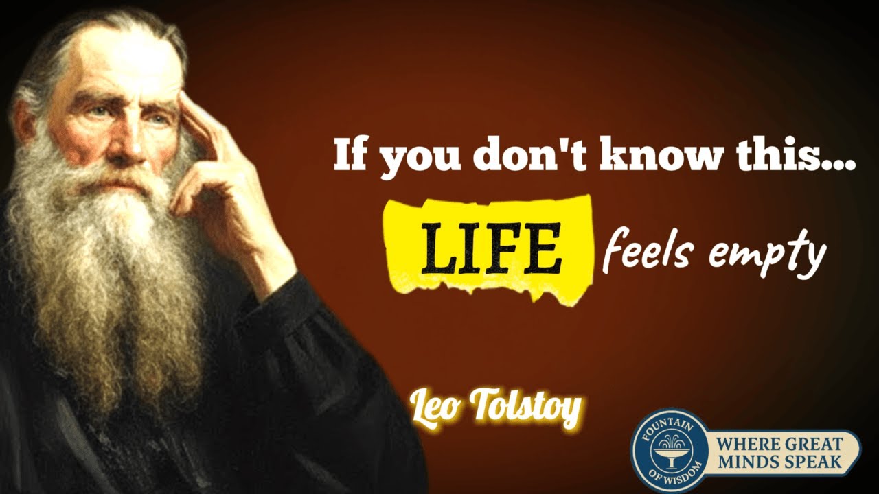 Tolstoy’s Wisdom on Life, Love & Humanity || Leo Tolstoy @Kulfቁልፍ