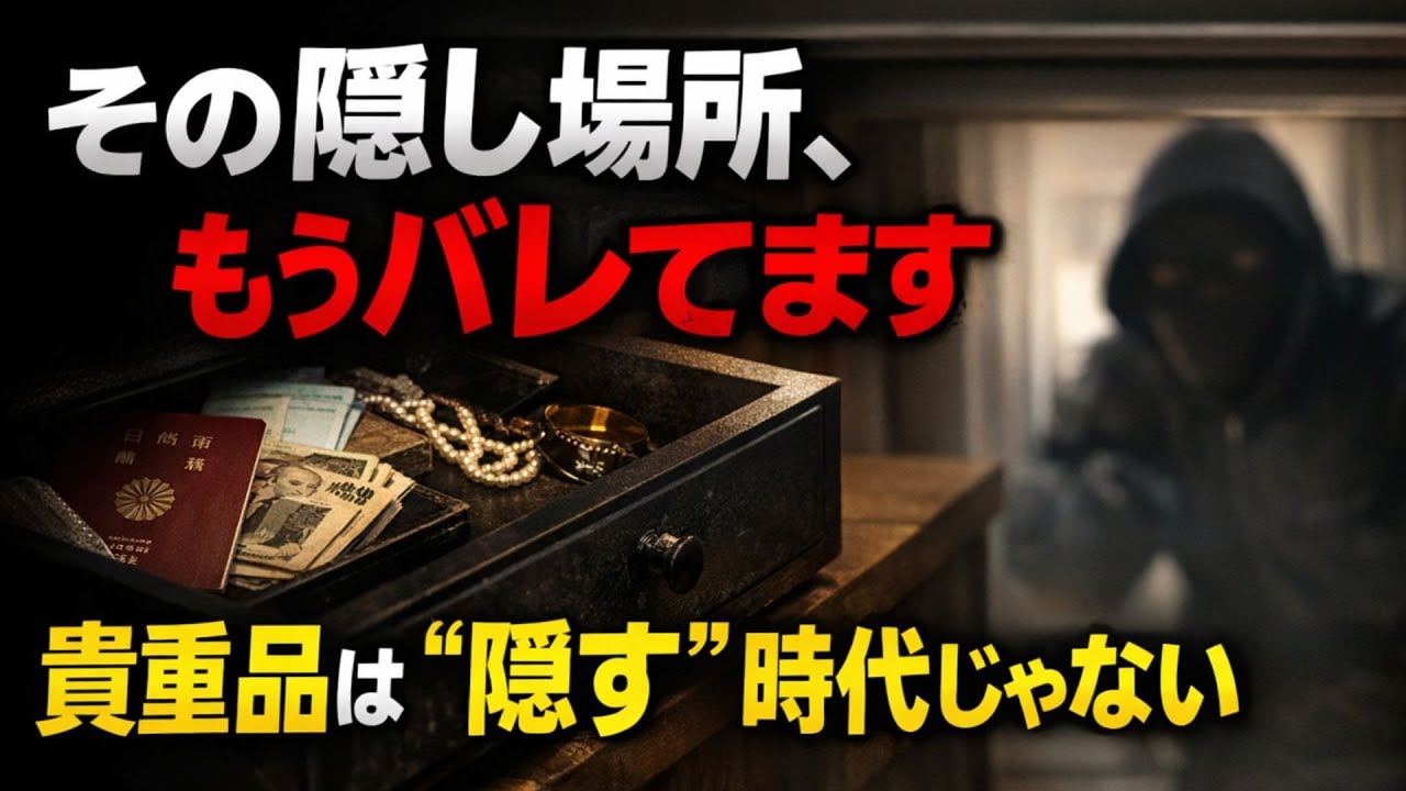 その隠し場所、もうバレてます。貴重品は「隠す」時代じゃない～実印・権利証・カードの正解管理